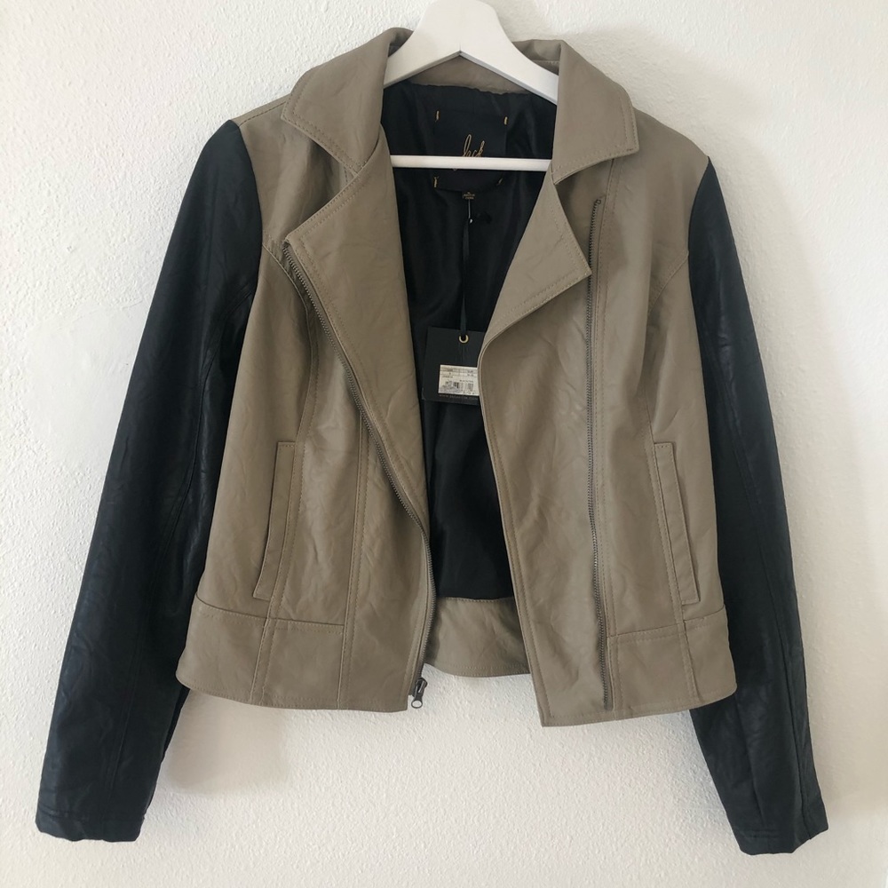 B.B. Dakota Faux Leather Jacket